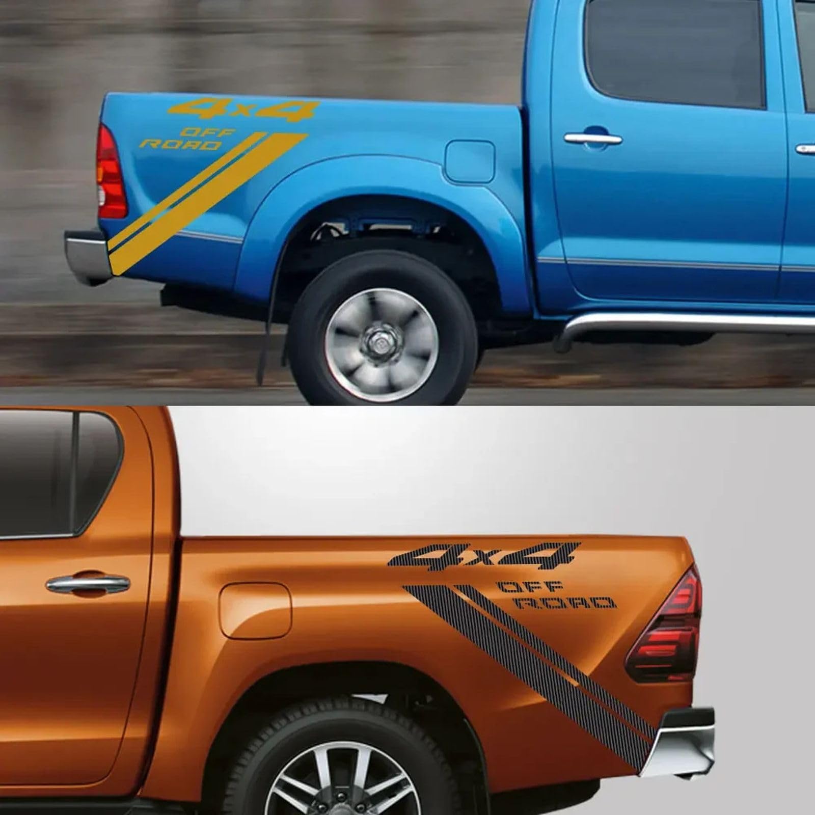 Amazon.co.jp: LOPTYE(アイブ) 車サイドステッカー ユニバーサル 4X4